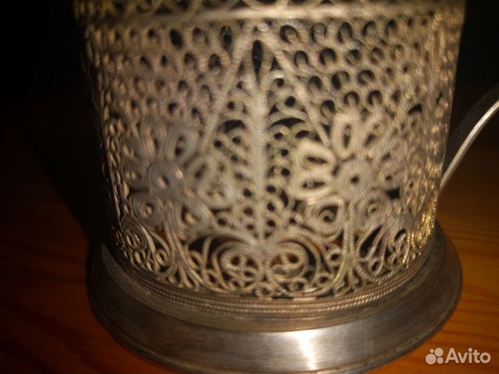 Подстаканник СССР. 40-50-е. Скань