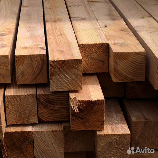 Брус из лиственницы 100x100 мм с доставкой