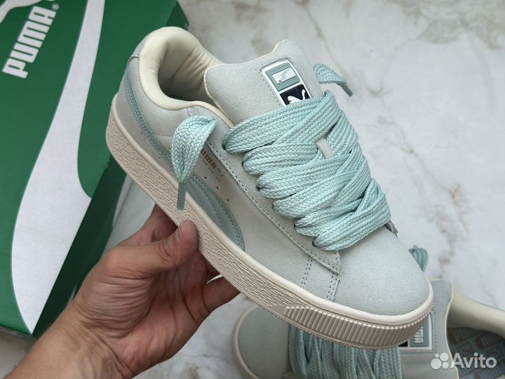 Кроссовки Puma Suede XL Голубые