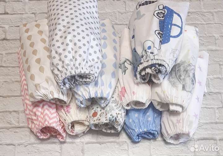 Простынь на резинке 120х60 160х80