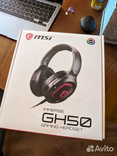 Компьютерная гарнитура MSI Immerse GH50