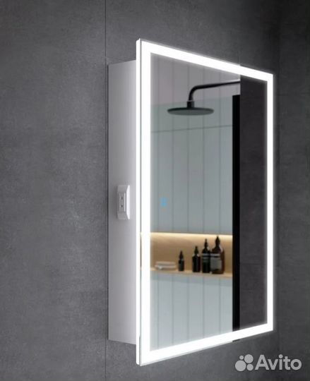 Зеркальный шкаф в ванную Фэнтези