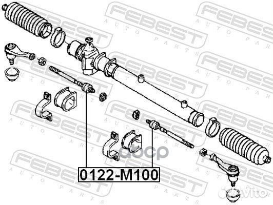 Тяга рулевая 0122-M100