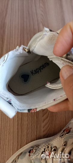 Ботинки демисезонные для девочки 28 размер