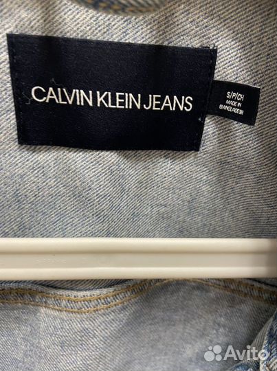 Джинсовая куртка calvin klein женская