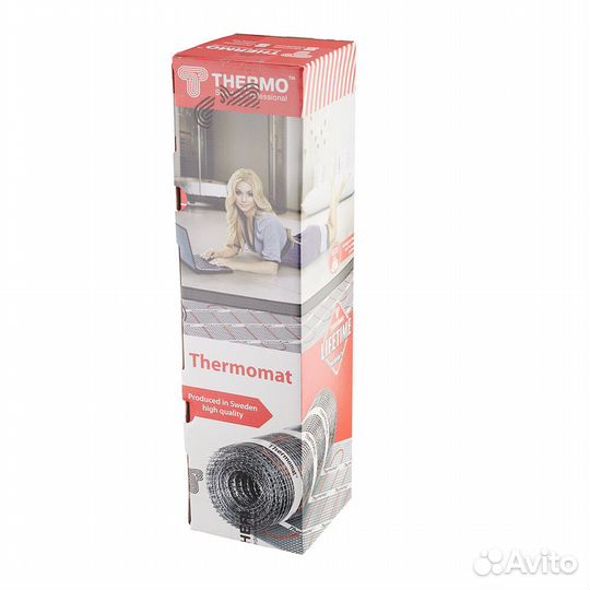 Теплый пол нагревательный мат Thermo Thermomat 1,4 кв.м 210 (300) Вт