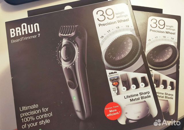 Триммер Braun BT724+бритва Gillette Новый гарантия