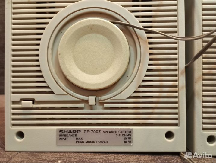 Продам колонки от музыкального центра шарп