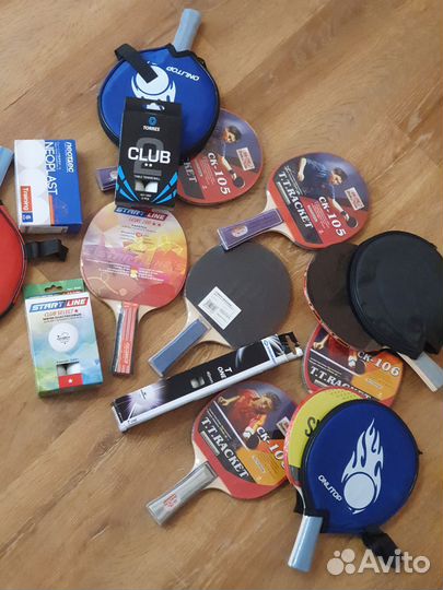 Тэнесные ракетки и шарики