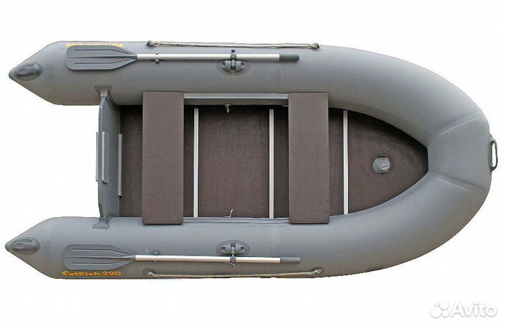 Лодка надувная CatFish -310 темно серый