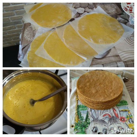 Медовые коржи