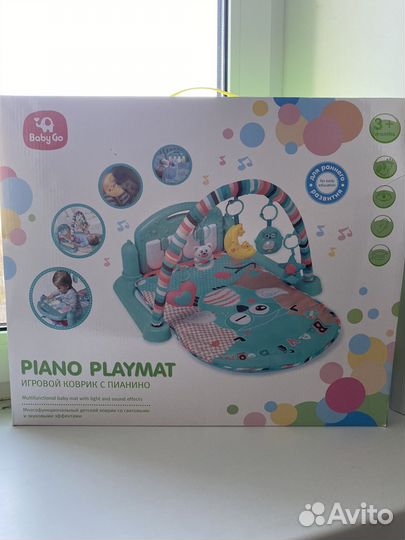 Развивающий коврик с пианино