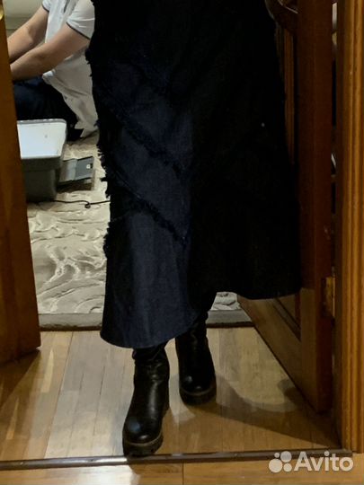 Сапоги кожаные