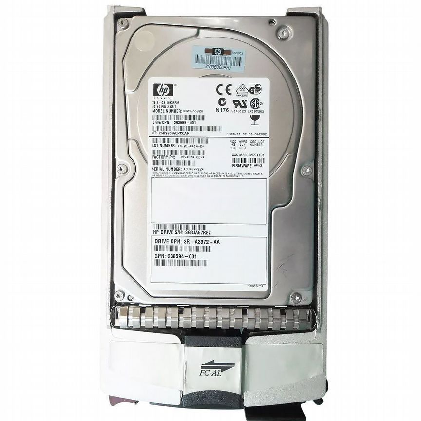 [240787-001] Жесткий Диск Hp 36,4gb Fibre Channel 240787-001