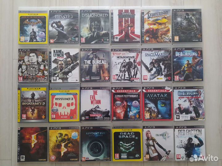 Большой выбор игр для PS3 (200+ дисков)