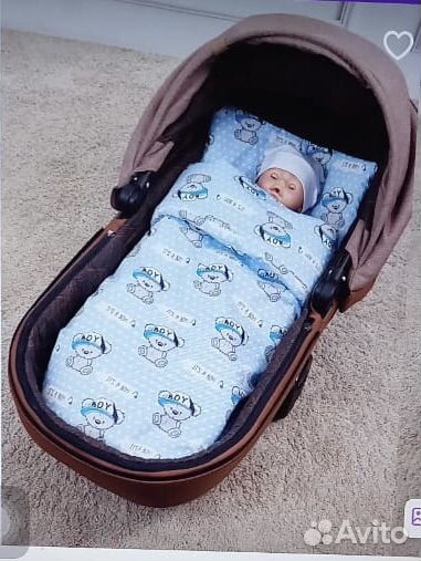Комлект в коляску для мальчика