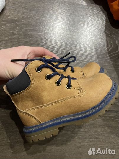 Ботинки на мальчика 22 размер