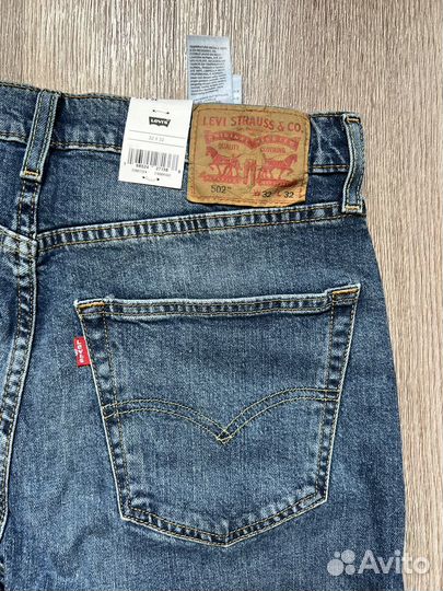 Джинсы мужские levis 502 w32l32