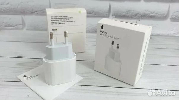 Блок питания быстрая зарядка Apple iPhone 20W