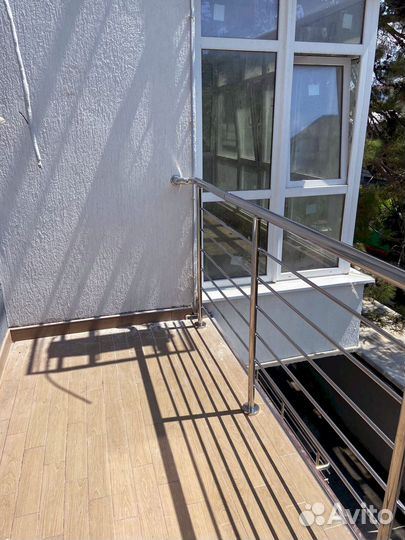 Перила в частный дом из нержавеющей стали