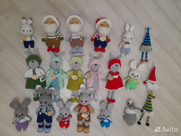 Вязаные игрушки ручной работы