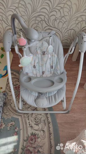 Детские электронные качели для новорожденных
