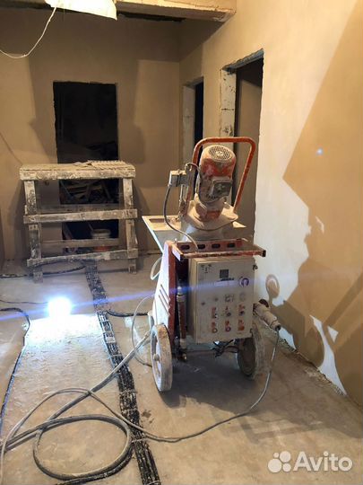 Штукатурка стен под ключ, механизированная