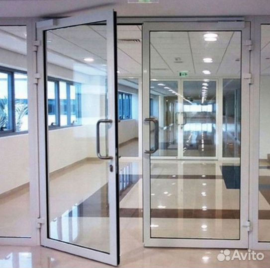 Пластиковые двери с установкой