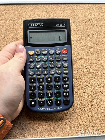 Калькулятор для экзамена Сitizеn SR-281N