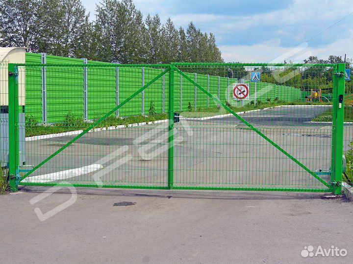 Ворота для 3d забора ограждения, 3Д сетки