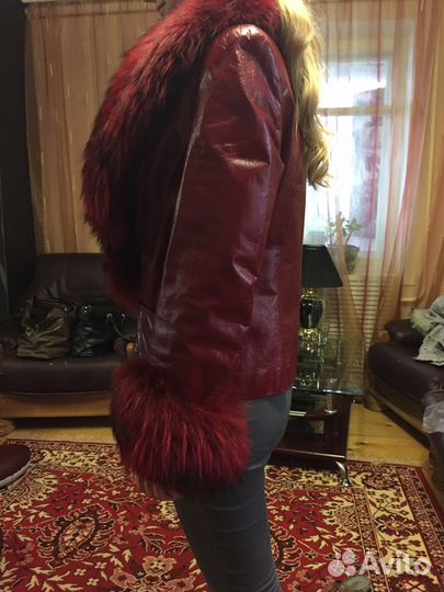 Куртка кожаная