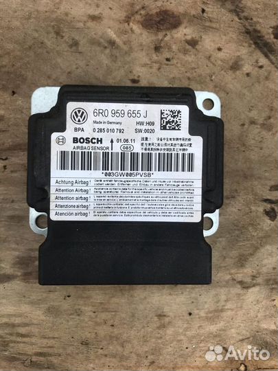 Блок SRS Airbag Volkswagen Polo 5 sedan