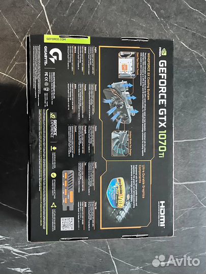 Видеокарта Gigabyte GeForce GTX1070Ti 8Gb