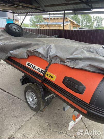 Комплект Solar 420JET + мотор Alpha 40JET + прицеп
