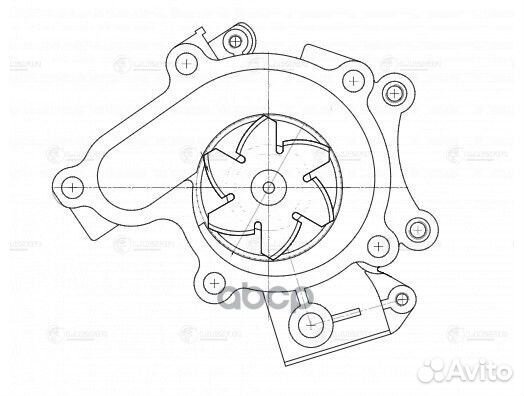 Насос водяной mazda 323 /626 1.8-2.2 92-97/97