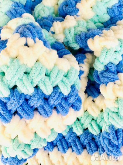 Плед детский плюшевый новый