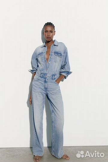 Комбинезон джинсовый zara s