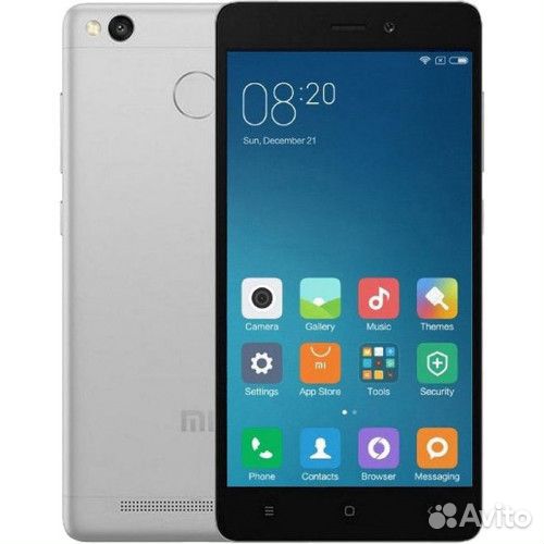 Сканер отпечатков Xiaomi Redmi 3x черный оригинал