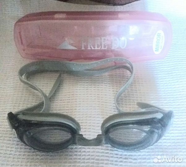 Очки для плаванья с диоптриями -4. б/у