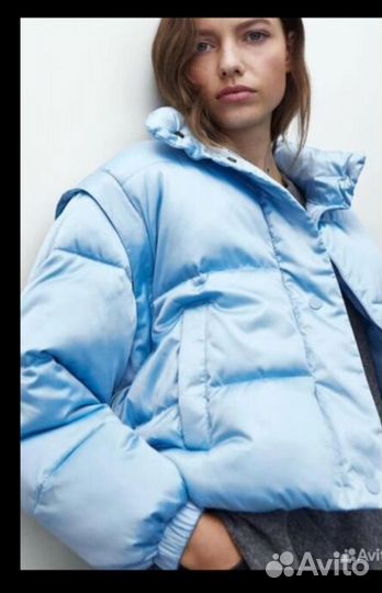 Massimo dutti пуховик -трансформер