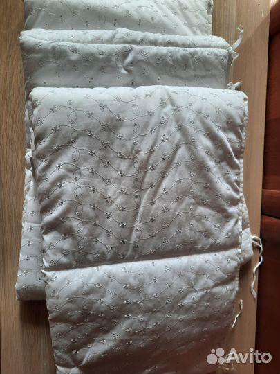 Бортики в кроватку и балдахин