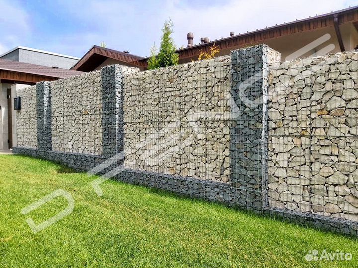 Сварной габион 0,4х0,6х0,9 м, оцинкованный