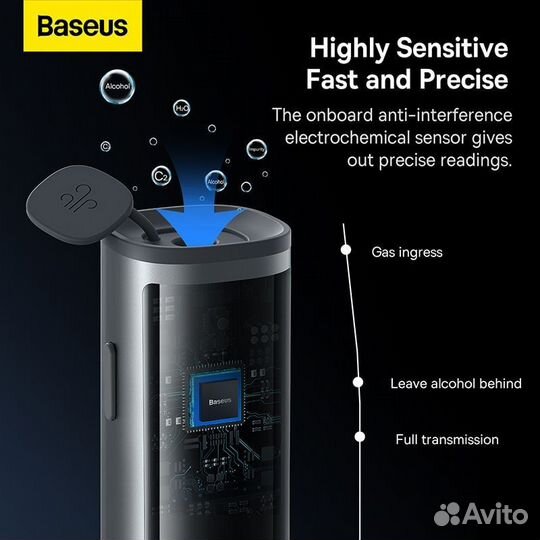 Алкотестер Baseus SafeJourney Pro Series Breathaly