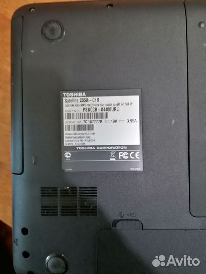 Toshiba Satellite C850-C1R