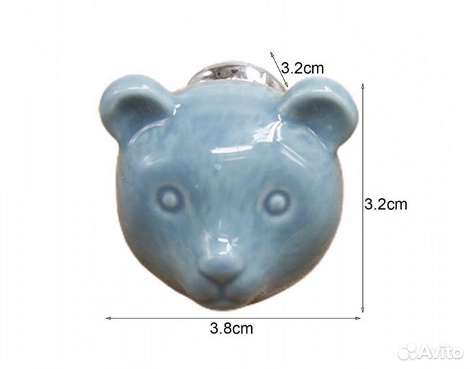 Мебельные ручки керамика