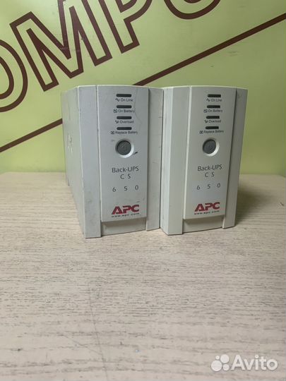 Ибп APC Back ups CS 650 без акб Гарантия