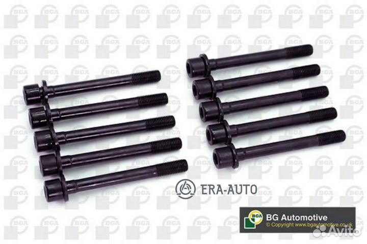 BGA BK4348 к-кт болтов ГБЦ 10шт.\ Hyundai Accent/Matrix 1.6 01