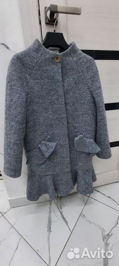 Пальто для девочки 140