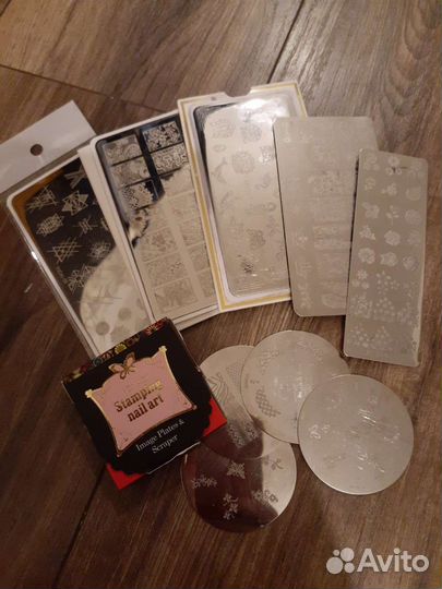 Пластины для стемпинга Konad+разные,цена за все