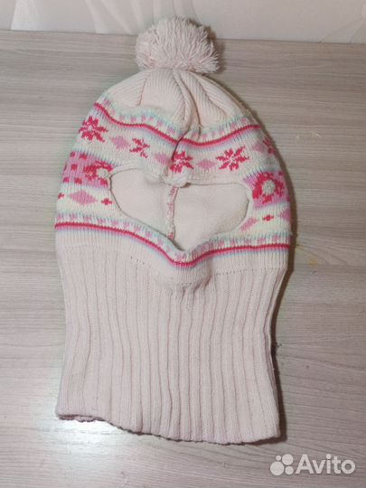 Шапка на девочку (шапка шлем)